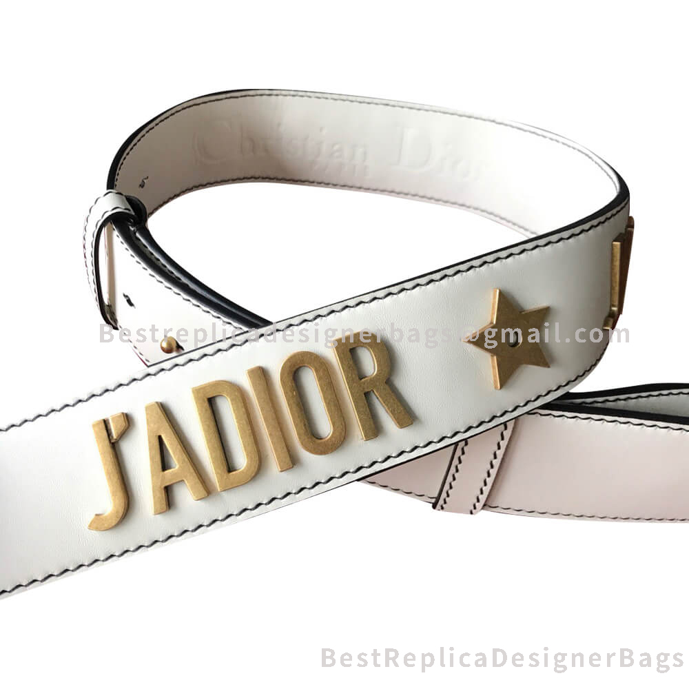 Dior  JADior Shoulder Strap White